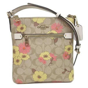 Coach Mini Rowan Aktentasche Blumenmuster CH717 IMOT4 Crossbody PVC - Bild 1 von 3