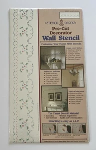 Dainty Embroidery #26613 Pre-Cut Decorator Wall Stencil Plaid Enterprises 1990 - Picture 1 of 2