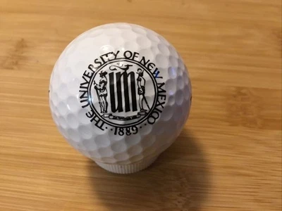 THE UNIVERSITY OF NEW MEXICO Logo Golf Ball ~ ALBUQUERQUE, NM ~ PRECEPT ~ LADDIE - Image 1 of 3