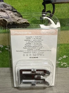 Husqvarna Viking Piedino Guida Cambio 1/4 Modelli 5 6 7 #413238345 - Foto 1 di 2