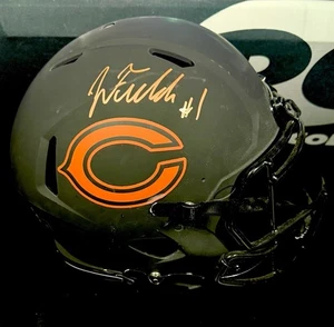 Justin Fields Signed Full Size AUTHENTIC Helmet Chicago Bears Beckett Certified - Picture 1 of 2