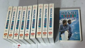 Miami Vice Complete Set of 10 The Collector's Edition VHS Tapes 1997 RE-TV - Picture 1 of 13