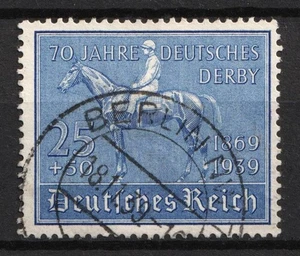 1939 25+50pf Drittes Reich Deutschland Mi.698 CV 25 $ gebraucht - Bild 1 von 1