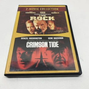 Crimson Tide / The Rock (DVD, 1996) 2 Movie Collection - Picture 1 of 6