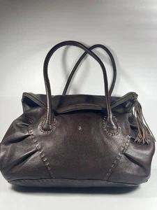Henri Beguelin Omino Vintage Schultertasche Leder Vintage braun gebraucht guter Zustand - Bild 1 von 10