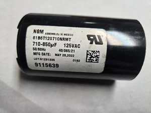 9115639 Capacitor 710-850Uf, 125VAC, used-tested good - Picture 1 of 1