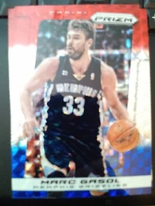 2013-14 Panini Prizm #127 Marc Gasol MOSAICO ROSSO BIANCO E BLU come nuovo - Foto 1 di 1
