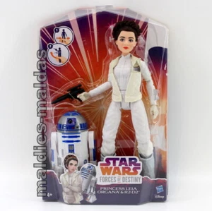 Star Wars 11 Force of Destiny Deluxe Adventure Puppe Leia & R2-D2 C1629 NEU/OVP - Bild 1 von 8