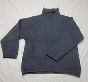 J Crew Sweater Men's Oarsman Sweater Roll Neck Fisherman Outdoor Sz L 100% Wool - Picture 1 of 11