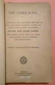 1880er "The James Boys" Jesse und Frank James - zusammengestellt für E A Weeks - Bild 1 von 6