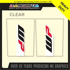 MOTOCROSS MX OBERE GABEL GRAFIKAUFKLEBER KLAR WP - Bild 1 von 1