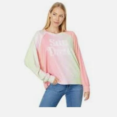 SUDADERA WILDFOX SUN DAZE SOMMERS NEÓN SHERBERT TALLA PEQUEÑA Foto 1 de 4