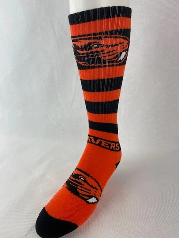Oregon State Beavers Knee High Stripe Socks Cover
