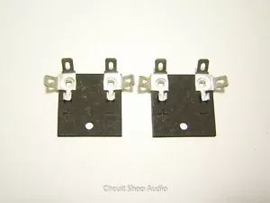 Pair of Fiber Board Woofer Terminal / Speaker Part / .205 Spade / FBT2 - Picture 1 of 2