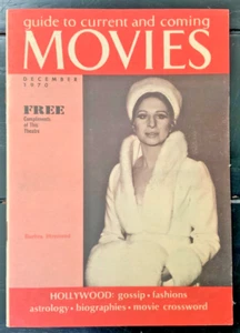 December 1970 Barbra Streisand Cover Guide To Current & Coming Movies Magazine - Picture 1 of 3
