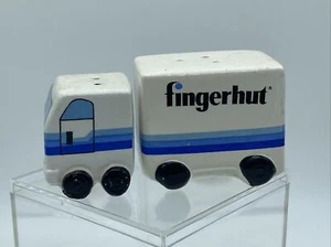 Vintage FINGER HUT Delivery Truck Salt And Pepper Shakers! Semitruck Mail Order - Picture 1 of 6