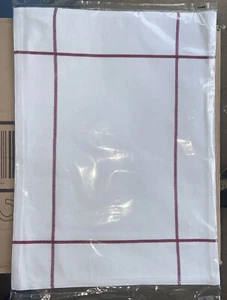 Pampered Chef White Window Pane Napkins & Placeats set of 2 each New - Picture 1 of 3