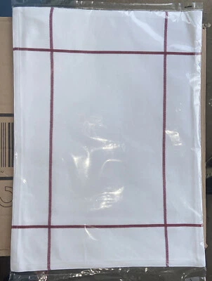 Pampered Chef White Window Pane Napkins  & Placeats set of 2 each New - Image 1 of 3