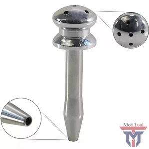 Male Stainless Steel Urethral Dilator Through-hole Urethral Sound Penis Plug NEW - Picture 1 of 6
