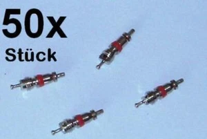 50 Ventileinsätze Ventileinsatz PKW KFZ Ventile Einsätze Gummiventil Auto - Bild 1 von 2