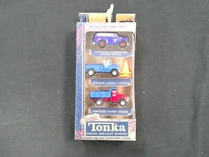 TONKA VINTAGE DIECAST COLLECTION CARGO CARRIER DUMP TRUCK HARDWARE BLUE - Picture 1 of 4