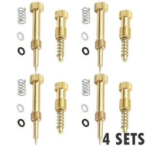 4x Air Fuel Mixture Screw Idle Speed,Adjustment Screw/For Mikuni VM22 Carburetor - Picture 1 of 9