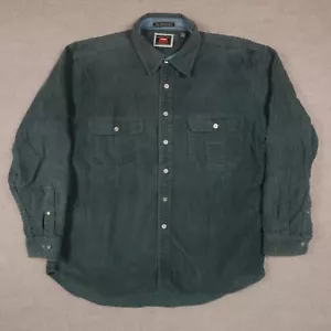 Wrangler Hero Button Up Herren Large grün Cord schweres Sakko adrett - Bild 1 von 21