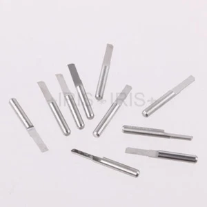 10x Tungsten Steel 3.0x8mm Parallel Carbide CNC PCB Milling Cutter Bits - Picture 1 of 4