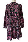 BNWT Marks and Spencer Floral Dress - Size 12 - Black Pink Ditsy 60s Oversized