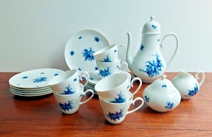 Rosenthal Teeservice Romanze in Blau für 6 Personen 23 Teile sehr guter Zustand - Bild 1 von 14