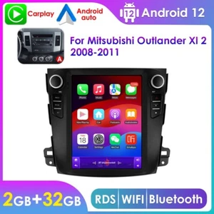 Wireless Carplay Android 12 Car Stereo Radio For Mitsubishi Outlander 2008-2011 - Foto 1 di 17