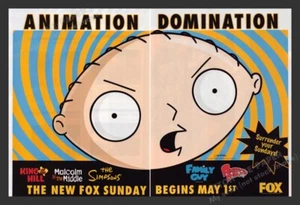 2005 Fox Family Guy Stewie Close up! T.V. Show Print Advertisement (2 Pages) - Picture 1 of 1