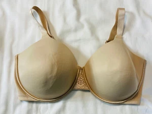 Vanity Fair Full Figure Bra Sz 42DDD Beige 76380 Full Coverage Underwired - Picture 1 of 9