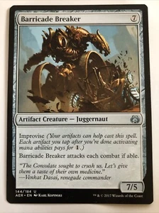 MTG Aether Revolt Barricade Breaker 144/184 NM - Picture 1 of 2