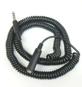 12 Ft. Coiled 6.35mm (1/4") Male/Female Stereo Audio Headphone Extension Cable - Picture 1 of 2