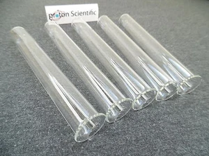 Glass Test Tubes 5 x Kimble Brand 16mm x 125mm With Rims ( Pack of Five ) - Picture 1 of 1