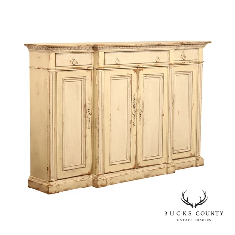 Habersham Provincial Style Painted Sideboard Credenza Cover