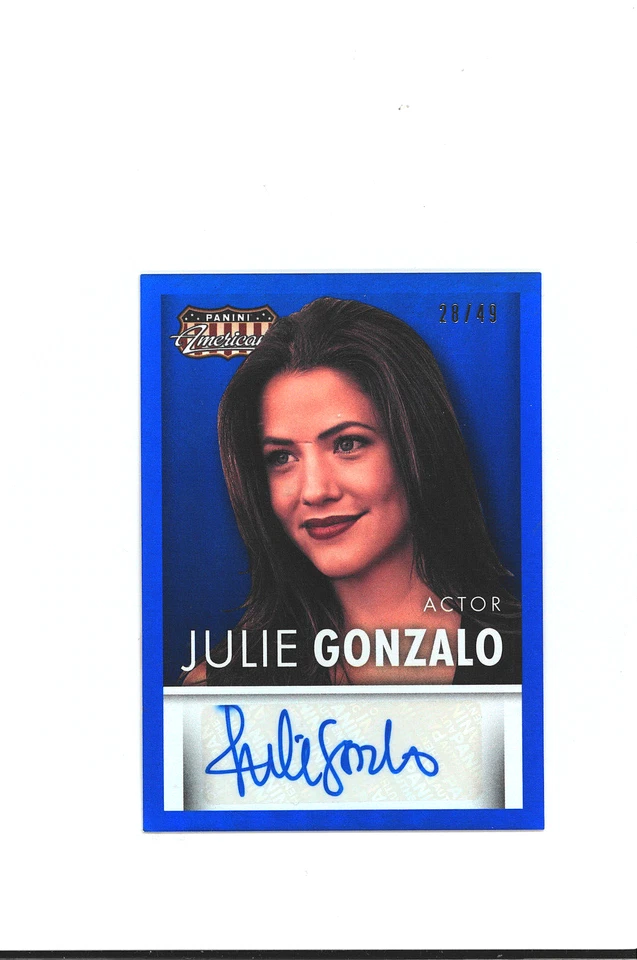 #/49 Julie Gonzalo Auto MINT SUPERGIRL Panini Americana Autograph DODGEBALL - Image 1 of 2