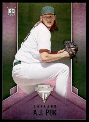 2020 PANINI TITANIUM ROOKIE GREEN A.J. PUK R29 - Image 1 of 2