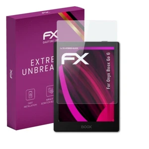 atFoliX Glas Schutzfolie für Onyx Boox Go 6 Schutzglas 9H Hybrid-Glas - Bild 1 von 8