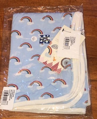 Kickee Pants Bamboo Pond Rainbow Swaddling Blanket Swaddle New - Image 1 of 4