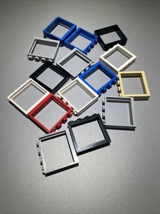 LEGO Mix Color Window 1x4x3 Lot of 15 Parts Pieces #60594 - Picture 1 of 1