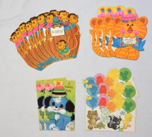 Vintage Geburtstagseinladungskarten - 16 unbenutzte Sorten - Bild 1 von 3