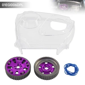 Cam Gear Pulley +Timing Belt Cover For Nissan Skyline R32 R33 RB25DET 93-98 PL - Picture 1 of 11