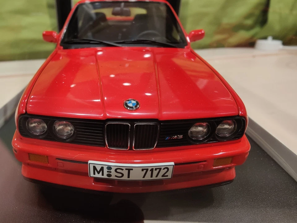 Autoart Nuevo En Caja BMW e30 M3 Sport Evolution rojo escala 1/18 modelo diecast Foto 1 de 4