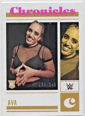 AVA 2023 Panini Chronicles WWE Pink Short Print /349 Parallel Rookie Card #77 - Image 1 of 4
