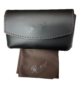 Neuwertiges Persol 714 PO0714 klappbares Sonnenbrillenetui & Stoffetui authentisches Softcase - Bild 1 von 7