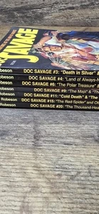 Doc Savage Pulp Book Lot of 7 Kenneth Robeson Graphic Novel Pre Owned - Picture 1 of 12