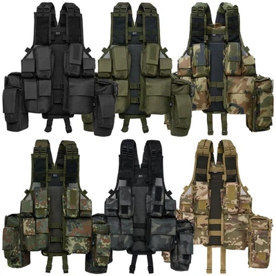 Taktische Einsatzweste Tacitcal Combat Vest Armee Militär Weste 12 Taschen - Bild 1 von 2