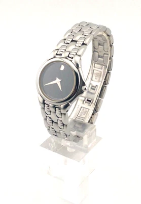 Reloj Movado Damas Clásico Museo Acero Inoxidable ~ Modelo #84.E4.9823 ~ ¡Excelente! Foto 1 de 4